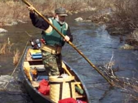 Poling up Thoroughfare