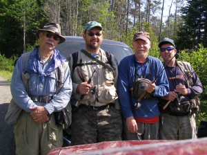 Four Amigos In North Maine Woods